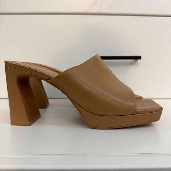 Jeffrey Campbell Platform Square Toe High Mule Heels 9.5 - Picture 6 of 12